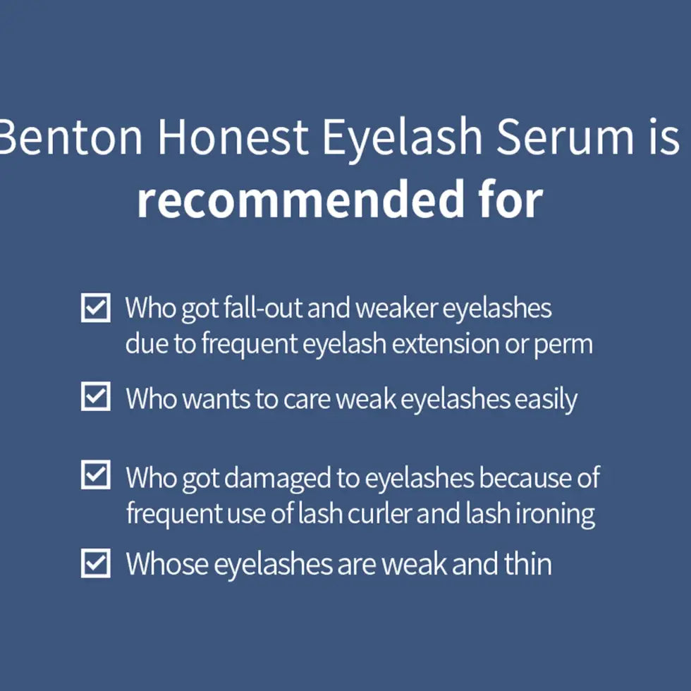 Benton Honest Eyelash Growth Serum