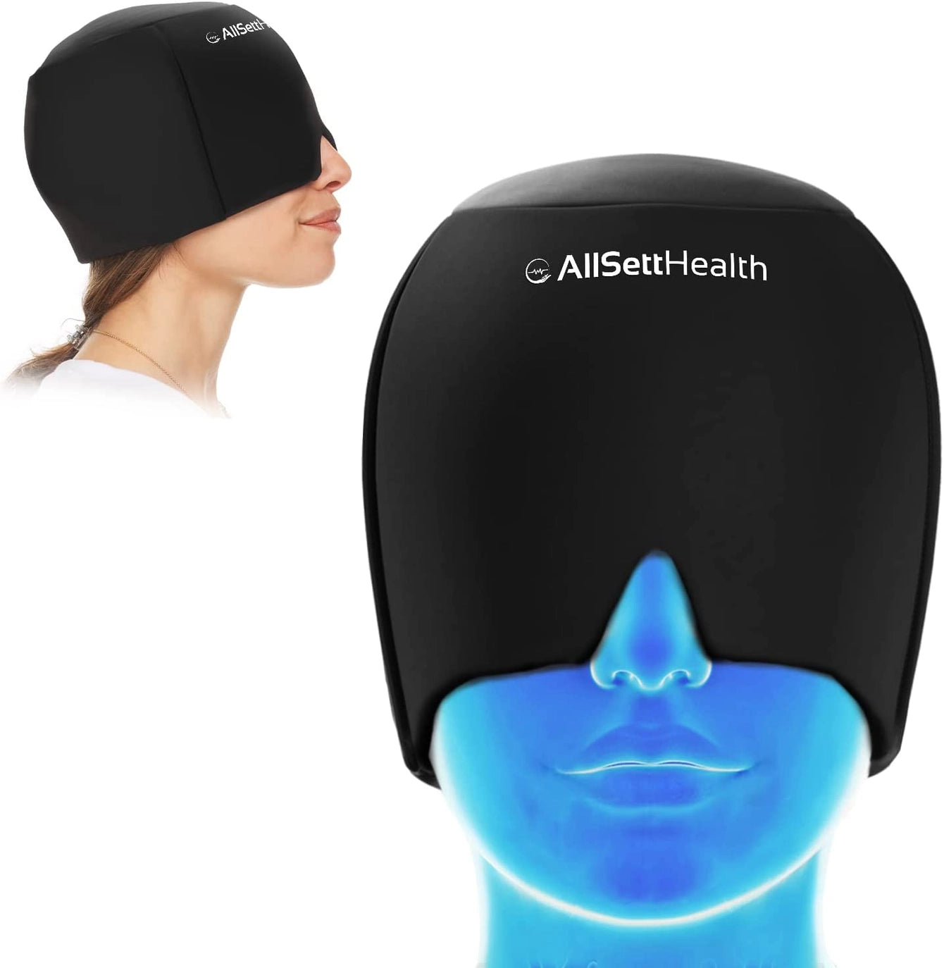 Migraine Relief Cap Ice Head Wrap Headache and Migraine Hat