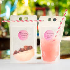 Slush cocktail pouches