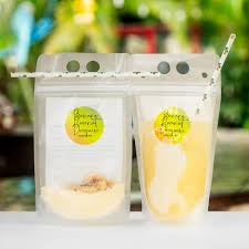 Slush cocktail pouches