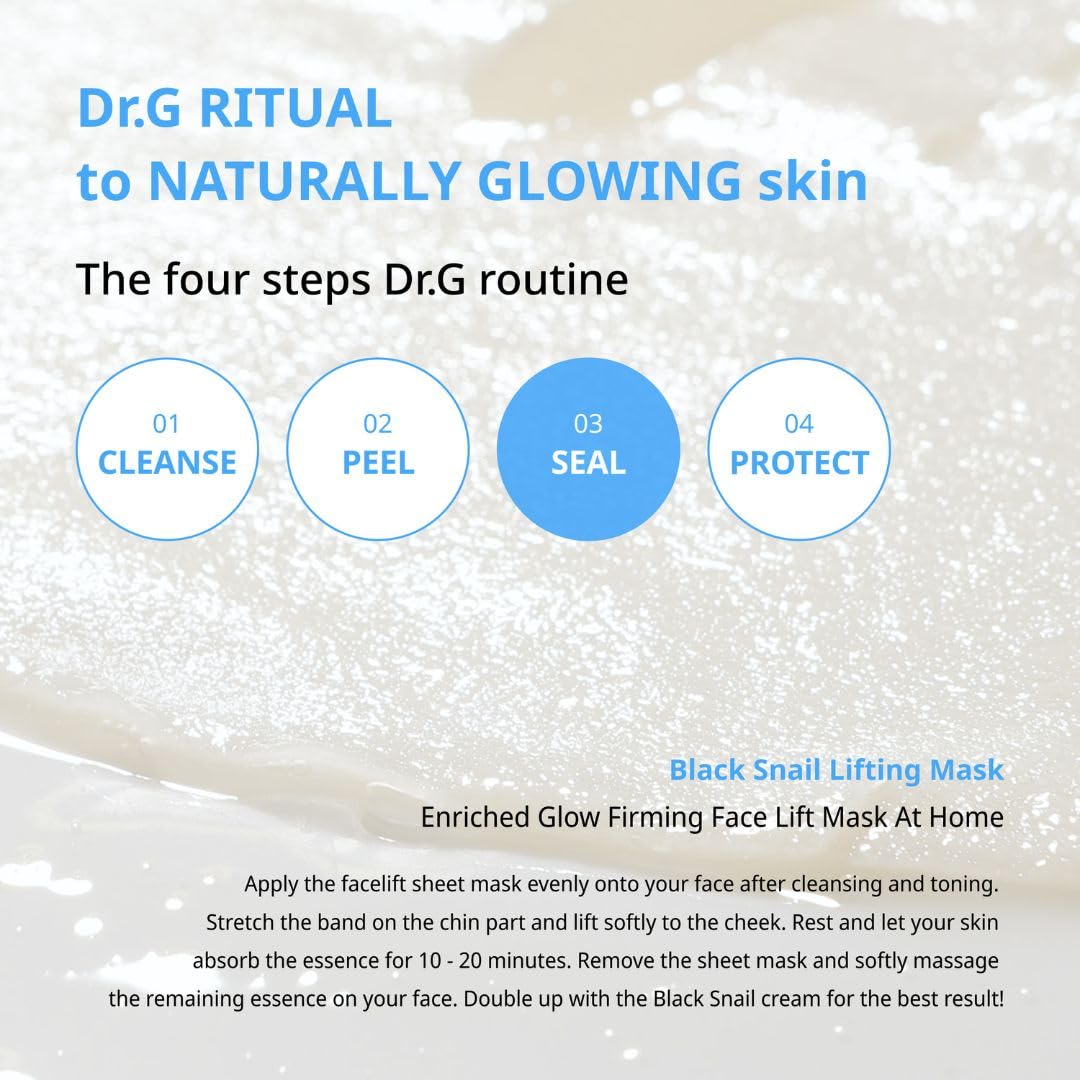 Dr.G Black Snail Lifting Mask Sheet