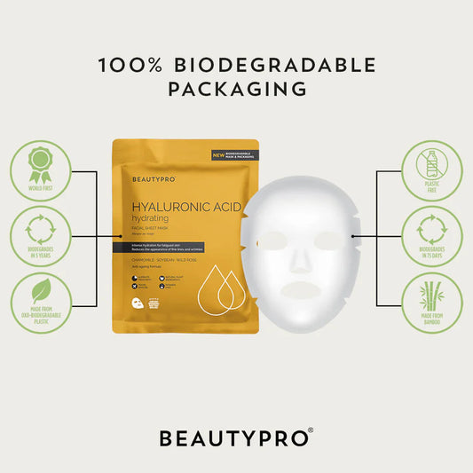 Beauty Pro Hyaluronic Acid Spa Sheet Mask