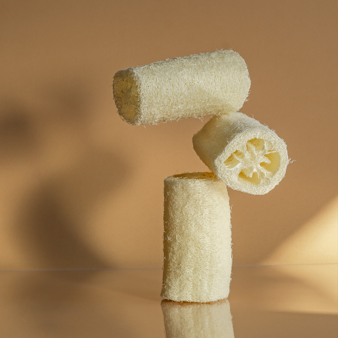 Natural Loofah Sponge – 6" Cut, Organic & Biodegradable
