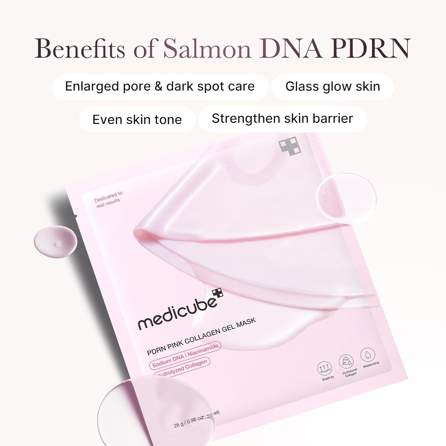 Medicube Salmon DNA PDRN  Collagen Jelly Sheet Mask