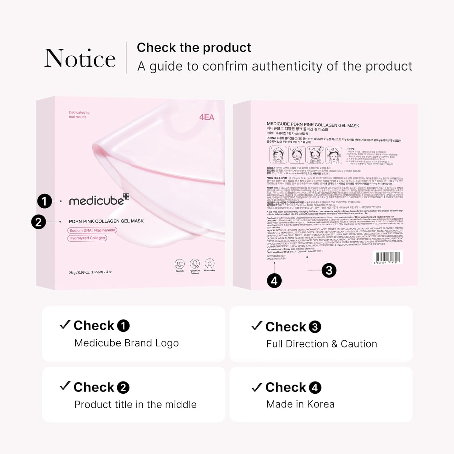 Medicube Salmon DNA PDRN  Collagen Jelly Sheet Mask