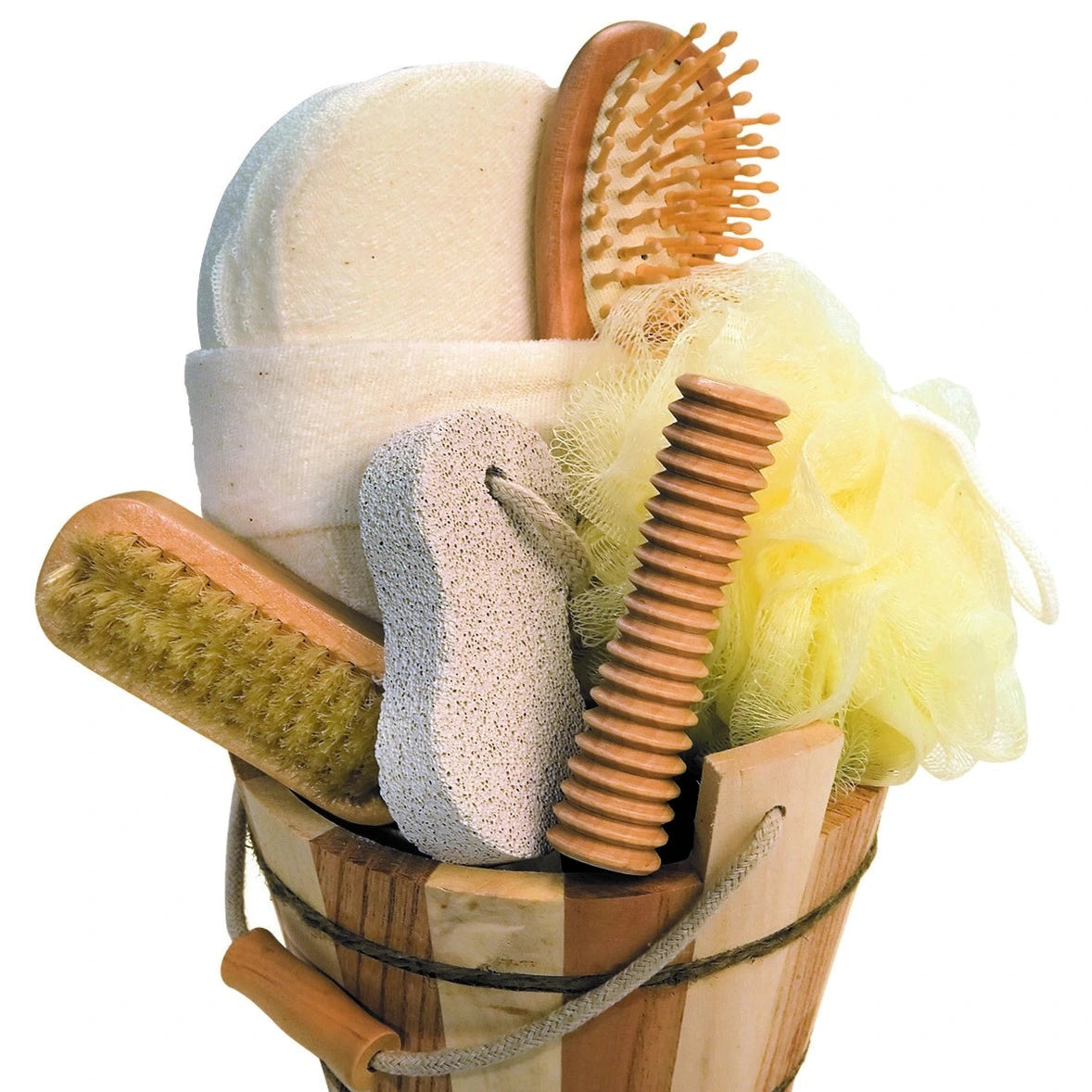 Wellness Massage Bucket - Croll and Denecke Geschenkset - 7 piece gift basket